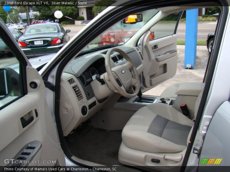 Silver Metallic / Stone 2008 Ford Escape XLT V6