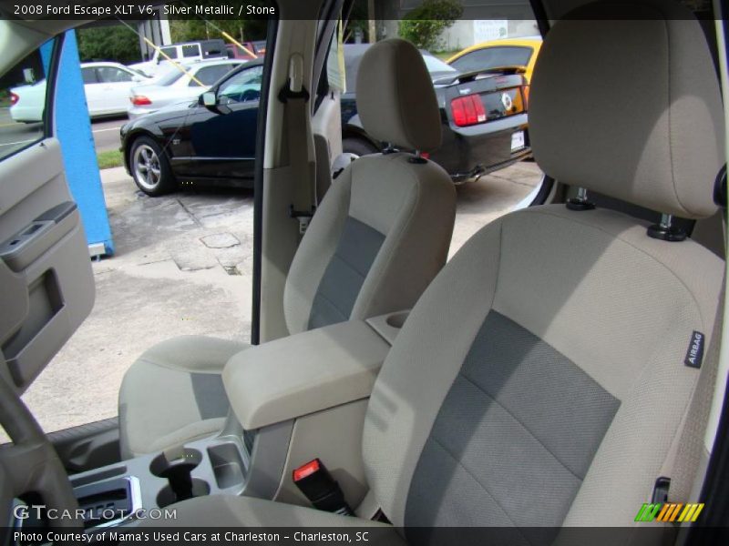 Silver Metallic / Stone 2008 Ford Escape XLT V6
