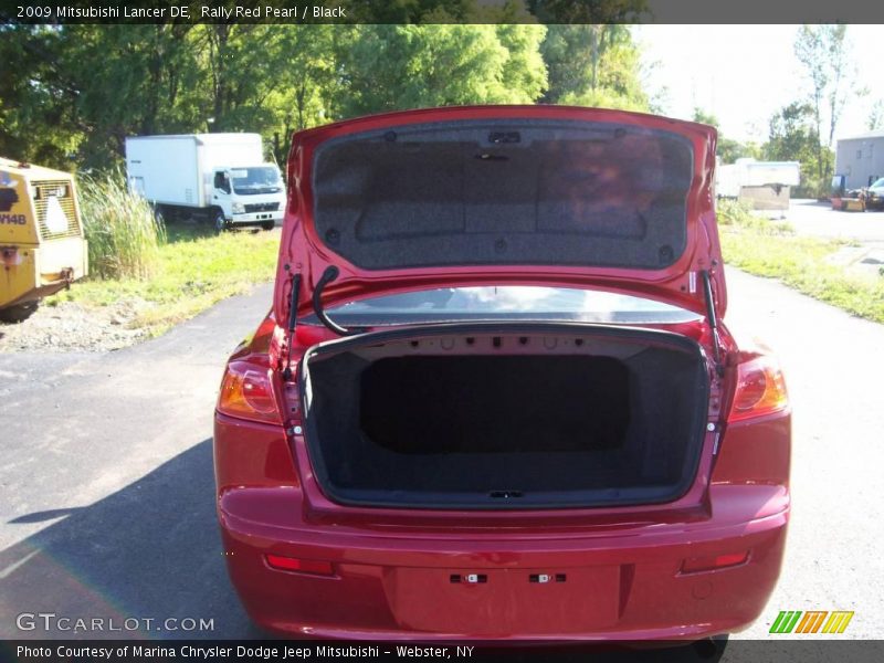 Rally Red Pearl / Black 2009 Mitsubishi Lancer DE