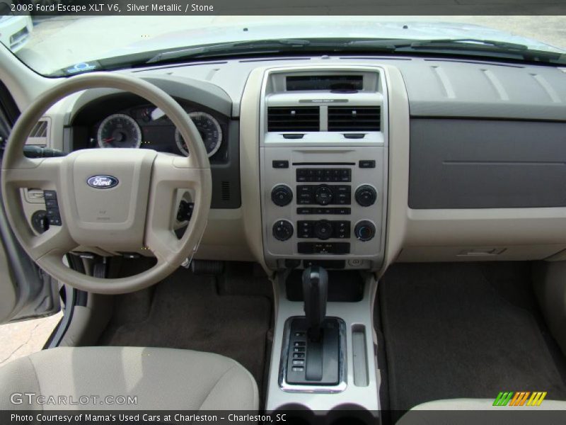 Silver Metallic / Stone 2008 Ford Escape XLT V6