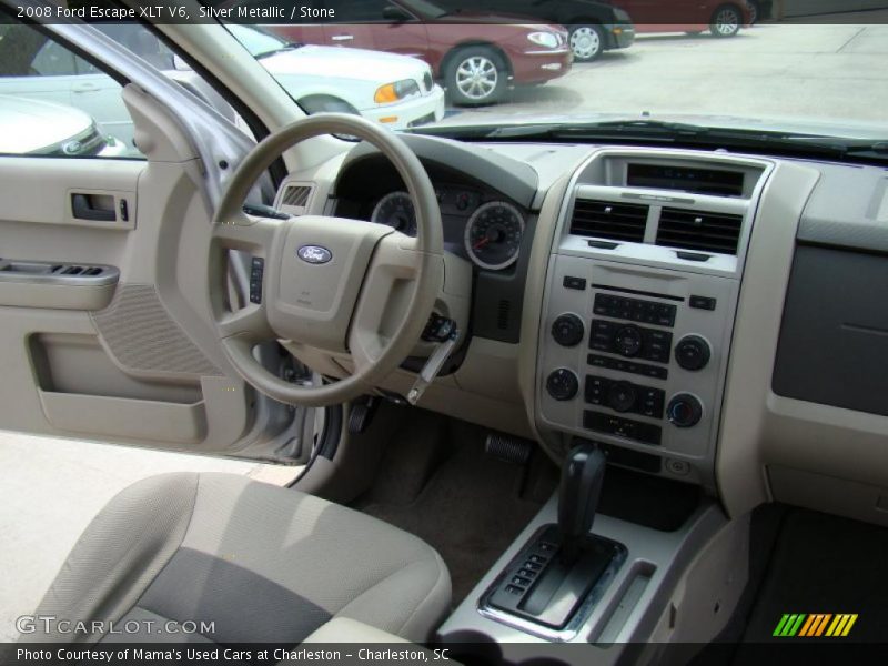 Silver Metallic / Stone 2008 Ford Escape XLT V6