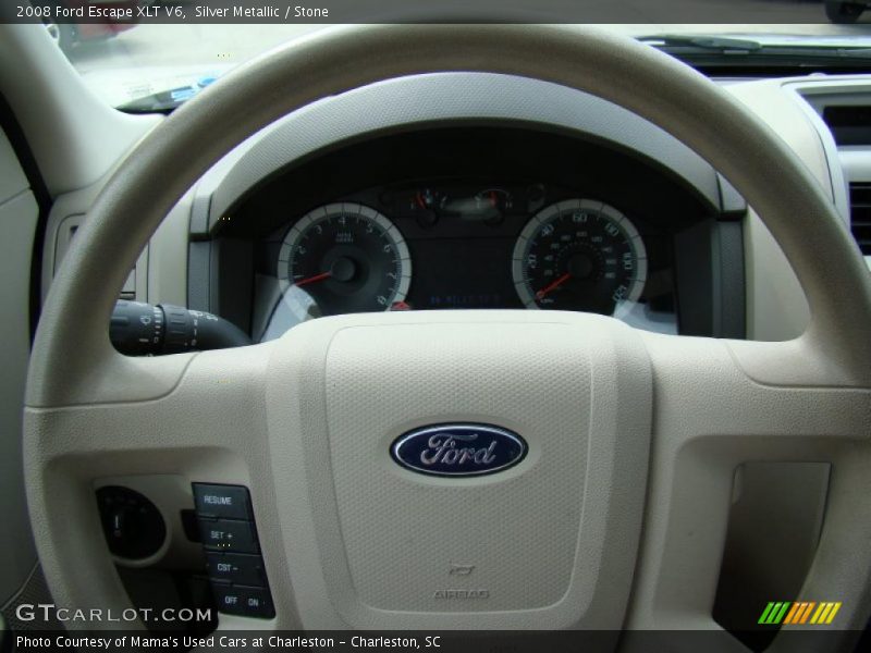 Silver Metallic / Stone 2008 Ford Escape XLT V6