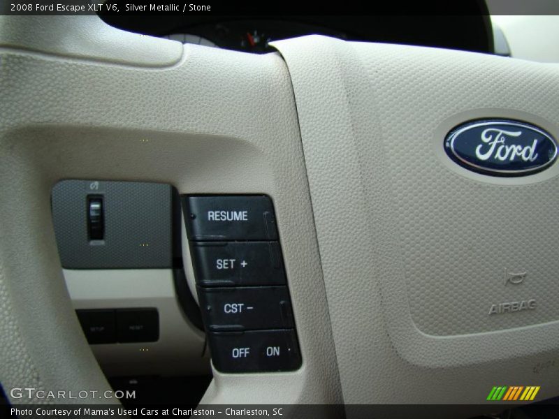 Silver Metallic / Stone 2008 Ford Escape XLT V6