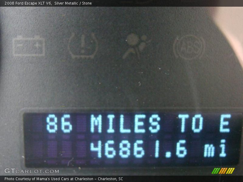 Silver Metallic / Stone 2008 Ford Escape XLT V6