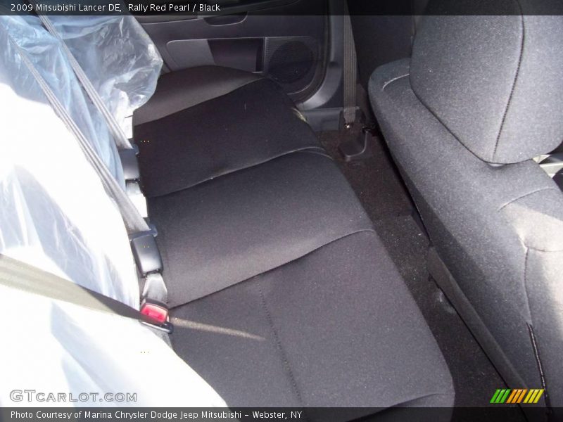 Rally Red Pearl / Black 2009 Mitsubishi Lancer DE