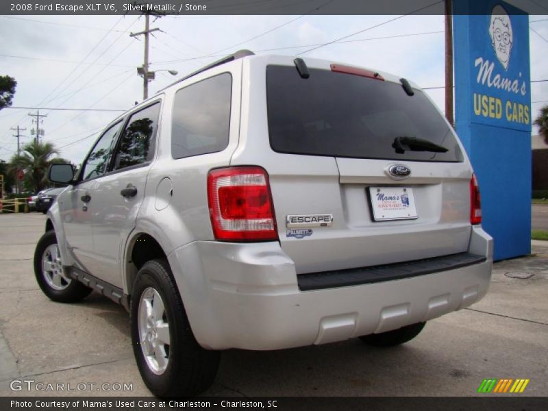 Silver Metallic / Stone 2008 Ford Escape XLT V6