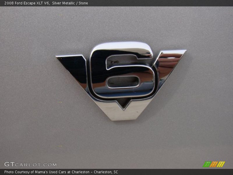 Silver Metallic / Stone 2008 Ford Escape XLT V6