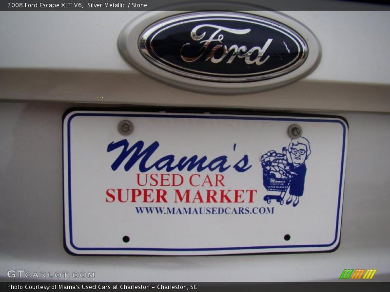 Silver Metallic / Stone 2008 Ford Escape XLT V6