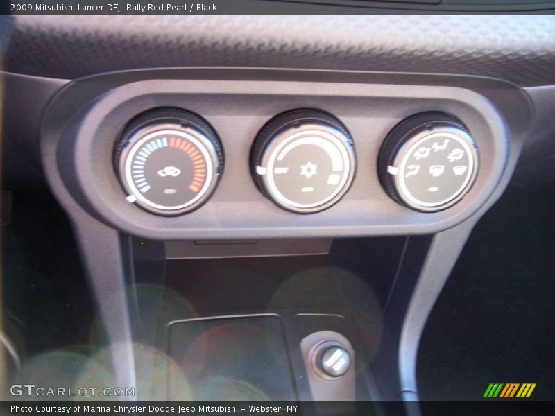 Rally Red Pearl / Black 2009 Mitsubishi Lancer DE