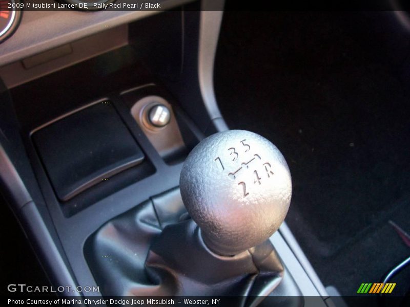 Rally Red Pearl / Black 2009 Mitsubishi Lancer DE