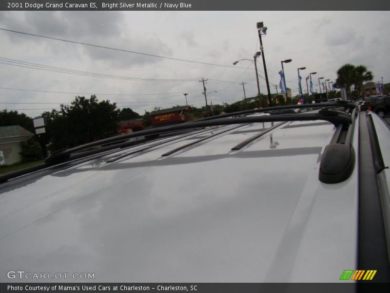 Bright Silver Metallic / Navy Blue 2001 Dodge Grand Caravan ES