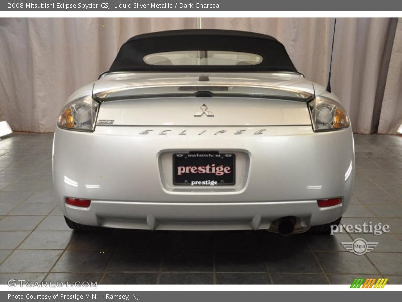 Liquid Silver Metallic / Dark Charcoal 2008 Mitsubishi Eclipse Spyder GS