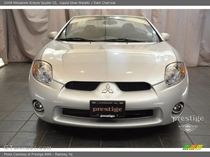 Liquid Silver Metallic / Dark Charcoal 2008 Mitsubishi Eclipse Spyder GS