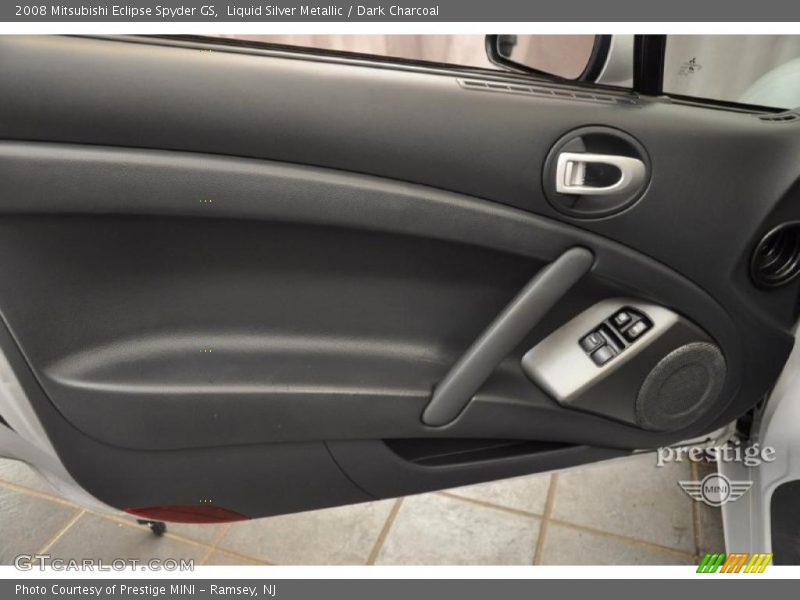 Liquid Silver Metallic / Dark Charcoal 2008 Mitsubishi Eclipse Spyder GS