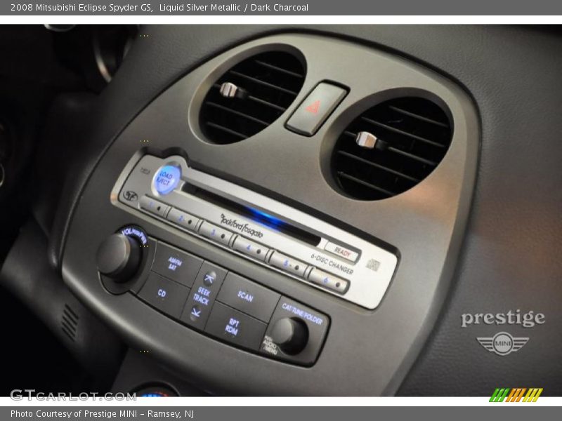 Liquid Silver Metallic / Dark Charcoal 2008 Mitsubishi Eclipse Spyder GS