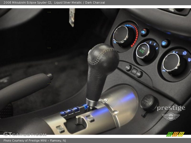 Liquid Silver Metallic / Dark Charcoal 2008 Mitsubishi Eclipse Spyder GS