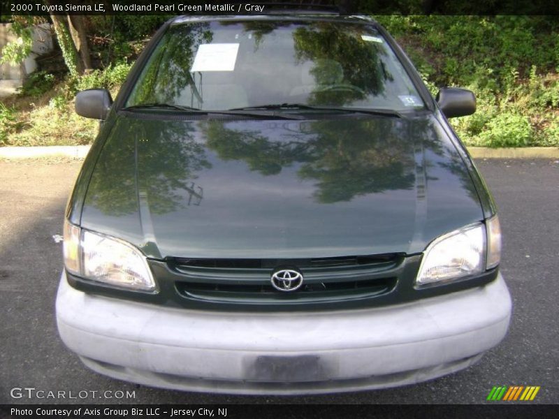 Woodland Pearl Green Metallic / Gray 2000 Toyota Sienna LE