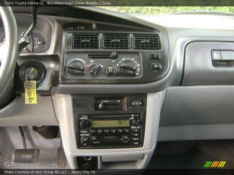 Woodland Pearl Green Metallic / Gray 2000 Toyota Sienna LE