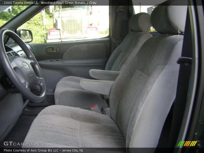 Woodland Pearl Green Metallic / Gray 2000 Toyota Sienna LE