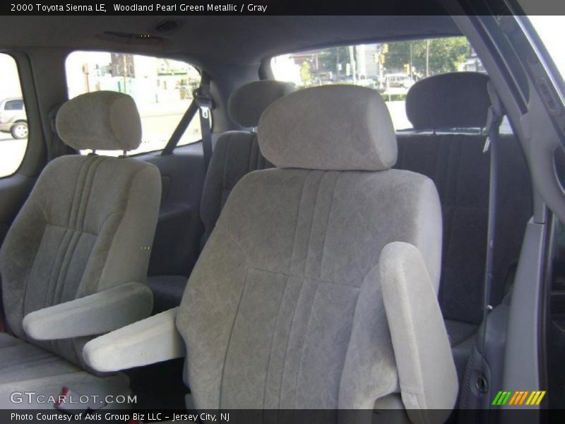 Woodland Pearl Green Metallic / Gray 2000 Toyota Sienna LE