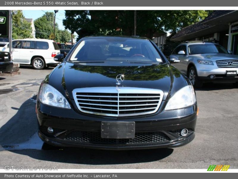Black / Black 2008 Mercedes-Benz S 550 4Matic Sedan