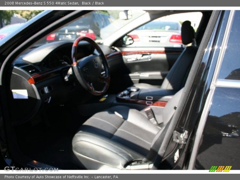 Black / Black 2008 Mercedes-Benz S 550 4Matic Sedan