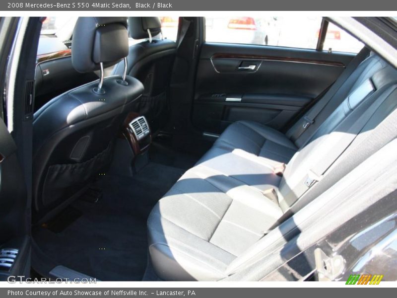 Black / Black 2008 Mercedes-Benz S 550 4Matic Sedan