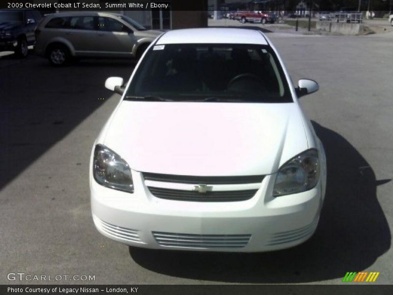 Summit White / Ebony 2009 Chevrolet Cobalt LT Sedan