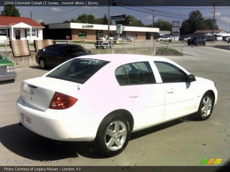 Summit White / Ebony 2009 Chevrolet Cobalt LT Sedan