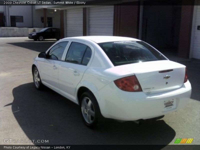Summit White / Ebony 2009 Chevrolet Cobalt LT Sedan