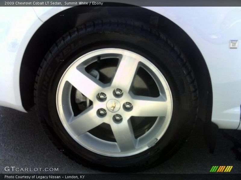 Summit White / Ebony 2009 Chevrolet Cobalt LT Sedan