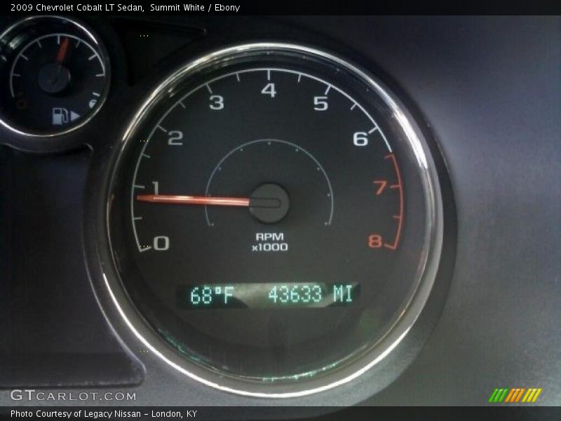 Summit White / Ebony 2009 Chevrolet Cobalt LT Sedan