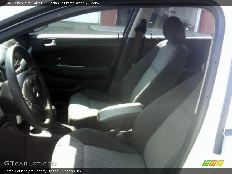 Summit White / Ebony 2009 Chevrolet Cobalt LT Sedan
