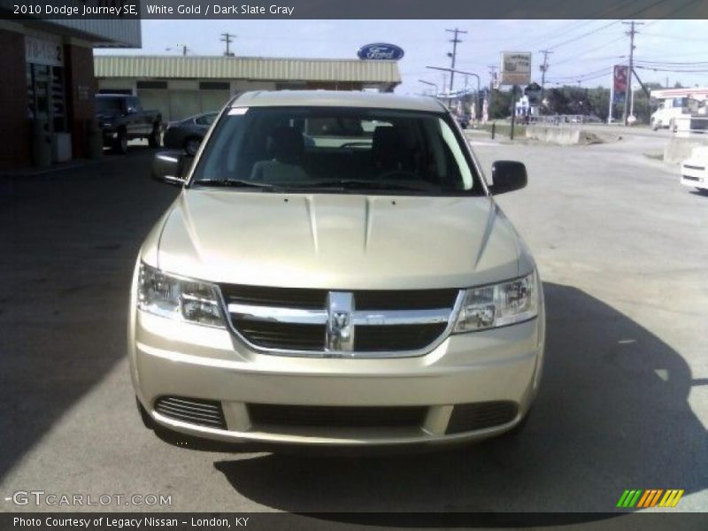 White Gold / Dark Slate Gray 2010 Dodge Journey SE