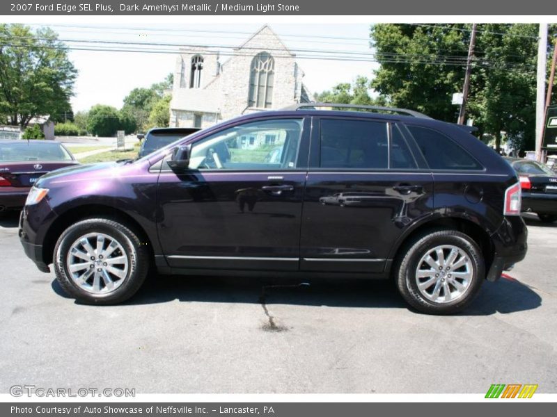 Dark Amethyst Metallic / Medium Light Stone 2007 Ford Edge SEL Plus