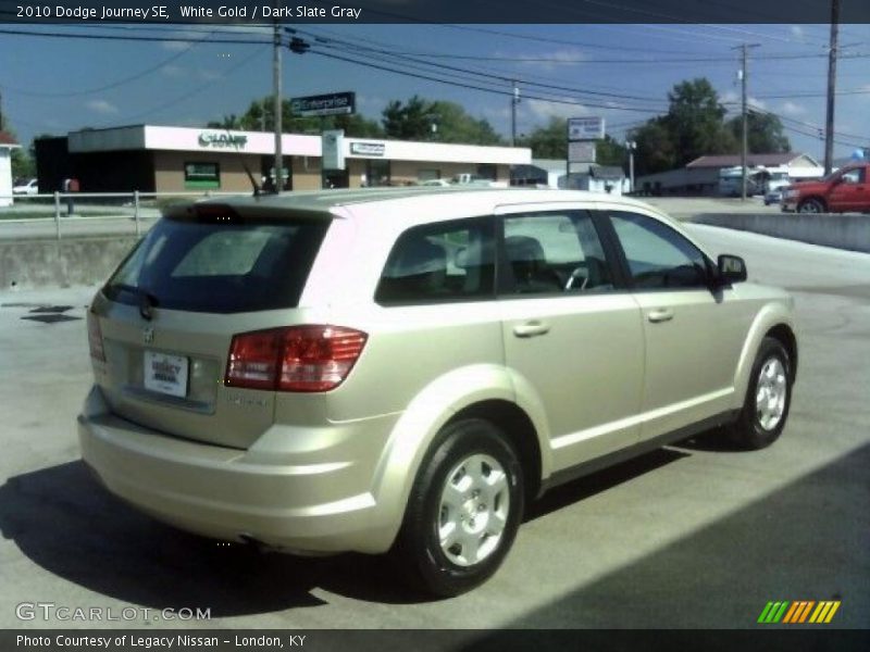 White Gold / Dark Slate Gray 2010 Dodge Journey SE