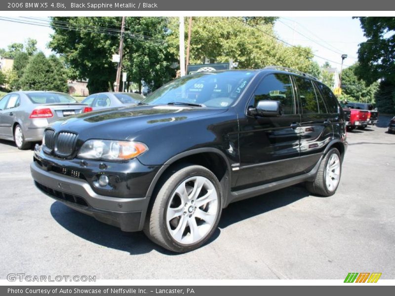 Black Sapphire Metallic / Black 2006 BMW X5 4.8is