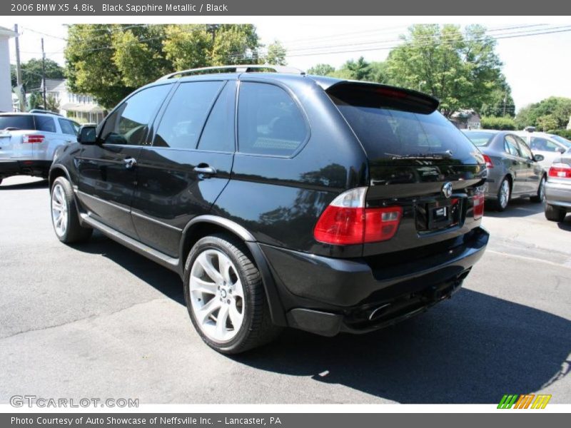 Black Sapphire Metallic / Black 2006 BMW X5 4.8is