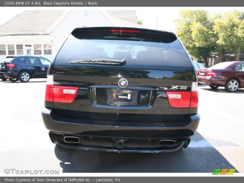 Black Sapphire Metallic / Black 2006 BMW X5 4.8is