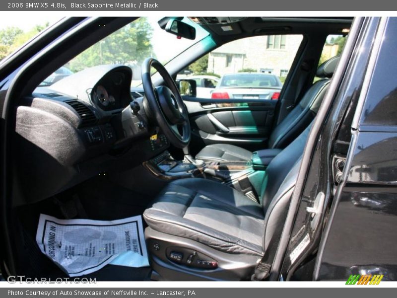 Black Sapphire Metallic / Black 2006 BMW X5 4.8is