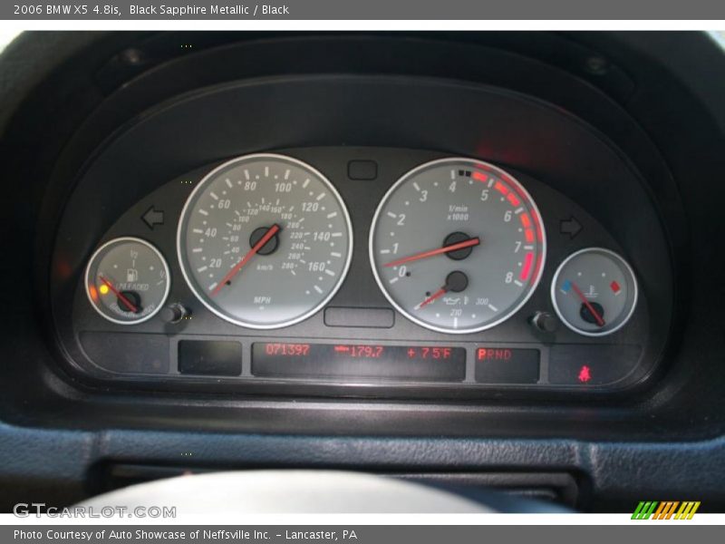 Black Sapphire Metallic / Black 2006 BMW X5 4.8is