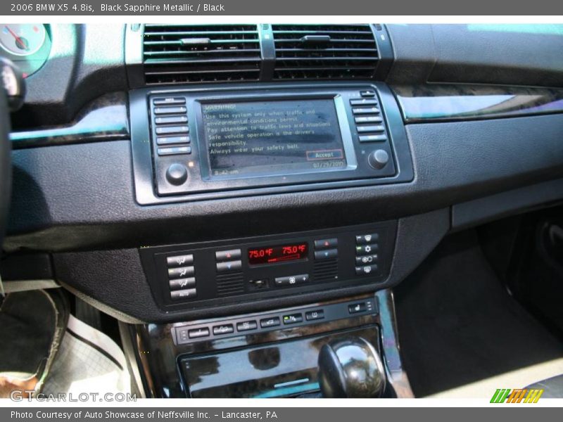 Black Sapphire Metallic / Black 2006 BMW X5 4.8is