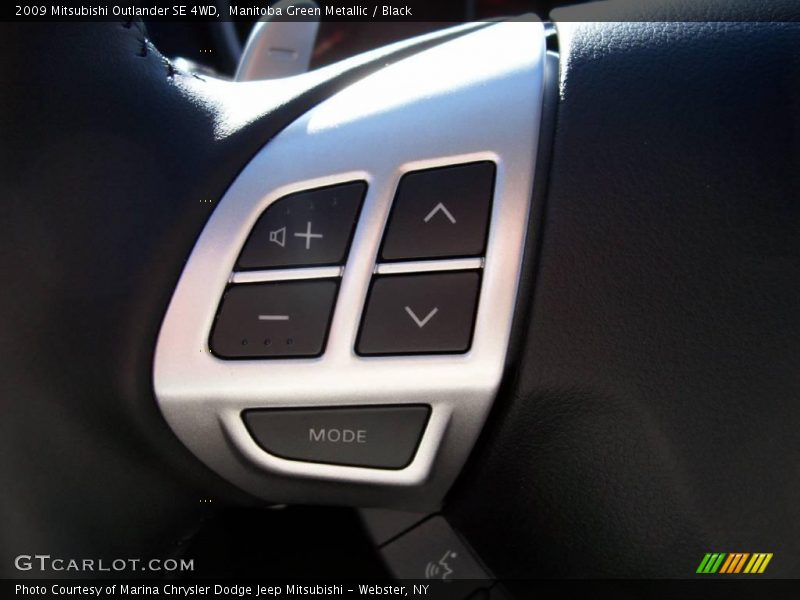 Manitoba Green Metallic / Black 2009 Mitsubishi Outlander SE 4WD