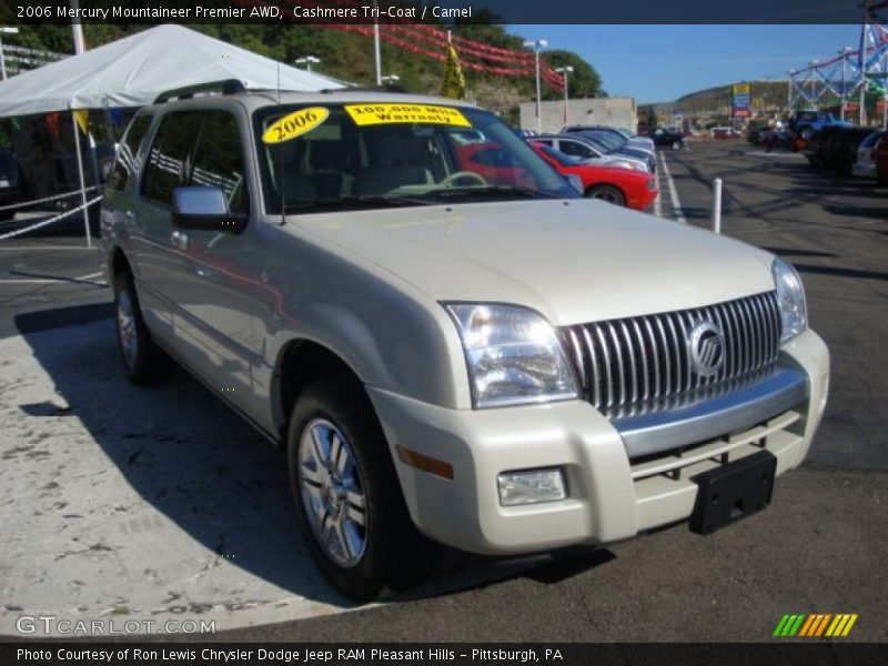 Cashmere Tri-Coat / Camel 2006 Mercury Mountaineer Premier AWD