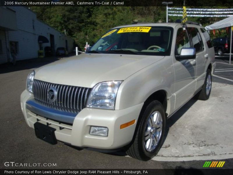 Cashmere Tri-Coat / Camel 2006 Mercury Mountaineer Premier AWD