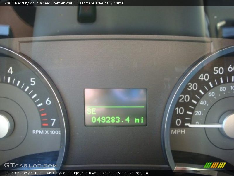 Cashmere Tri-Coat / Camel 2006 Mercury Mountaineer Premier AWD