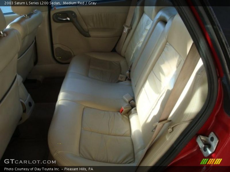 Medium Red / Gray 2003 Saturn L Series L200 Sedan