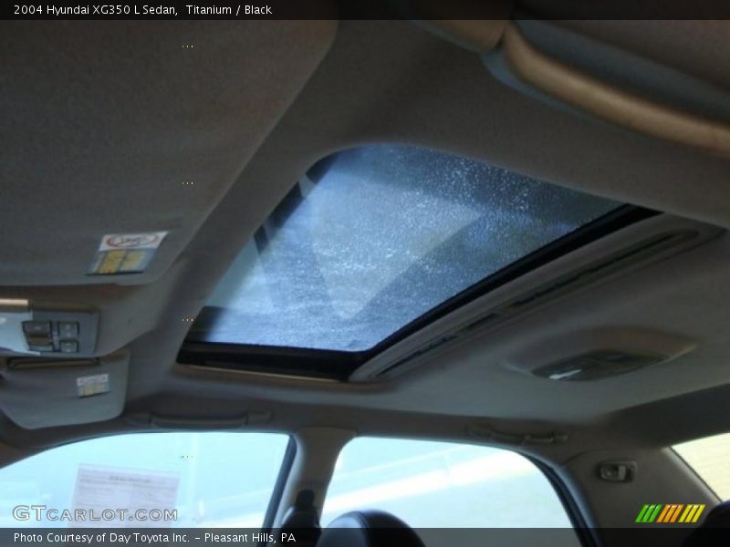 Titanium / Black 2004 Hyundai XG350 L Sedan