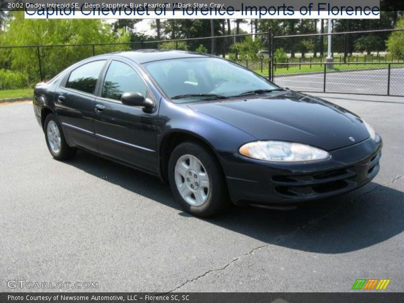 Deep Sapphire Blue Pearlcoat / Dark Slate Gray 2002 Dodge Intrepid SE