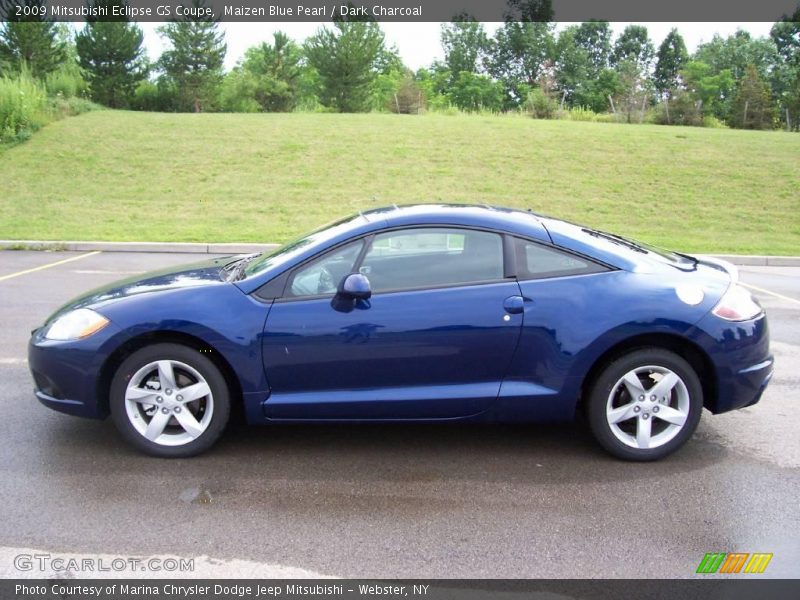 Maizen Blue Pearl / Dark Charcoal 2009 Mitsubishi Eclipse GS Coupe